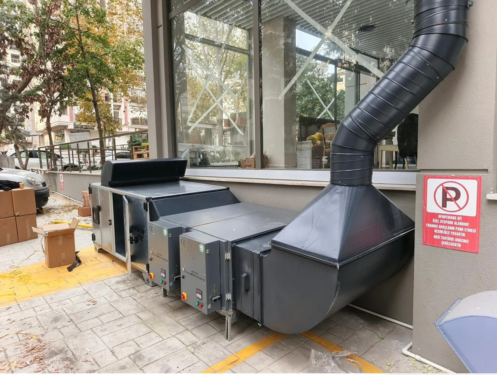 Endüstriyel Mutfak, Elektrostatik Karbon Sulu Sistem Filtre - görsel 6